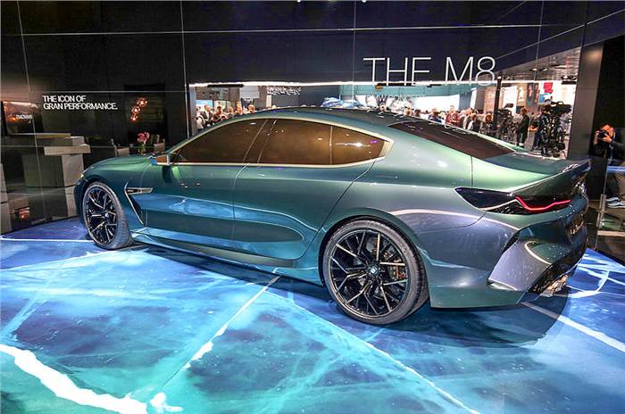 New BMW Concept M8 Gran Coupe showcased at Geneva